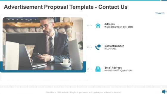 Advertisement Proposal Template Contact Us Ppt Gallery Brochure PDF Advertisement Proposal Template Contact Us Ppt Gallery Brochure PDF