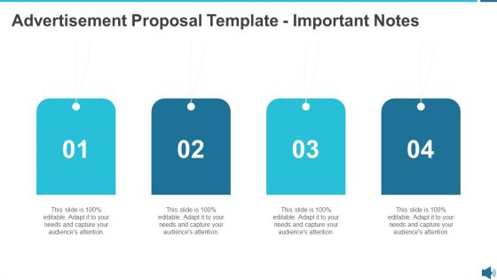 Advertisement Proposal Template Important Notes Ppt Styles Show PDF