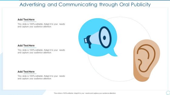 Advertising And Communicating Through Oral Publicity Download PDF