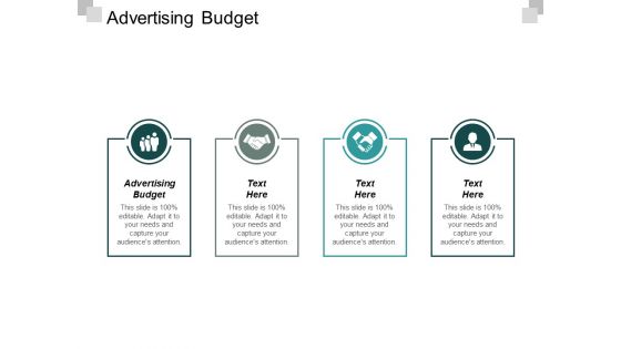 Advertising Budget Ppt PowerPoint Presentation Pictures Layout Cpb