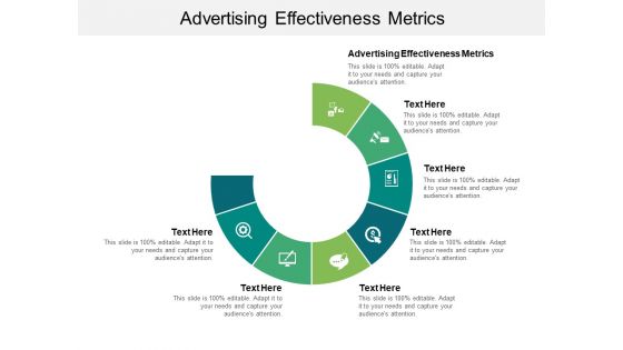 Advertising Effectiveness Metrics Ppt PowerPoint Presentation Infographic Template Infographics Cpb Pdf