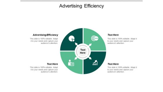 Advertising Efficiency Ppt PowerPoint Presentation Ideas Format Ideas Cpb