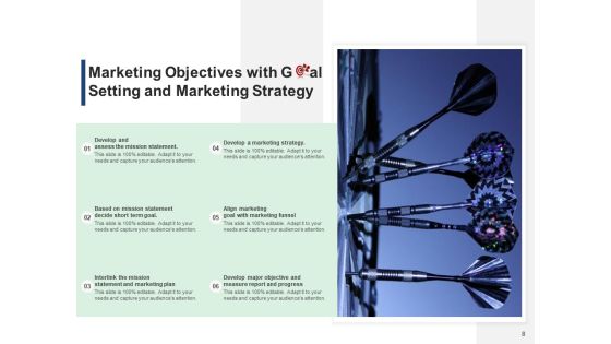 Advertising Goals Marketing Objective Measurable Achievable Ppt PowerPoint Presentation Complete Deck Slide08