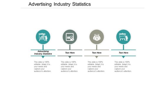 Advertising Industry Statistics Ppt PowerPoint Presentation Outline Diagrams Cpb