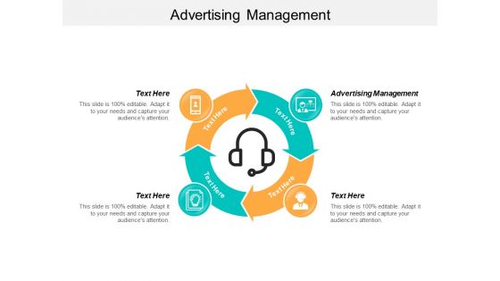 Advertising Management Ppt PowerPoint Presentation Outline Inspiration Cpb