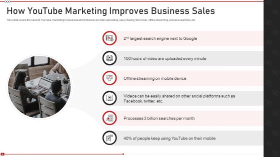 Advertising On Youtube Platform How Youtube Marketing Improves Business Sales Guidelines PDF