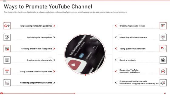 Advertising On Youtube Platform Ways To Promote Youtube Channel Formats PDF Advertising On Youtube Platform Ways To Promote Youtube Channel Formats PDF