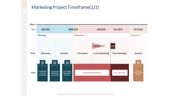 Advertising Proposal Marketing Project Timeframe Date Ppt File Brochure PDF