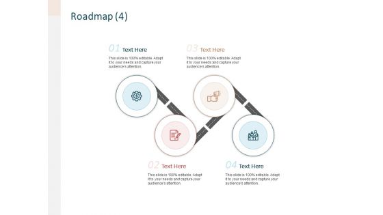 Advertising Proposal Roadmap Four Stages Ppt Infographics Example PDF