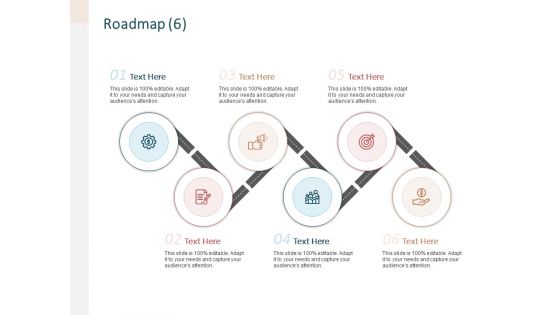 Advertising Proposal Roadmap Six Stages Ppt Layouts Skills PDF