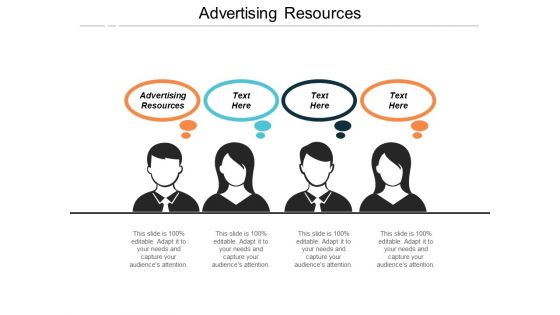 Advertising Resources Ppt PowerPoint Presentation Show Deck Cpb