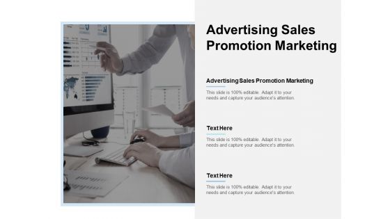 Advertising Sales Promotion Marketing Ppt PowerPoint Presentation Summary Show Cpb