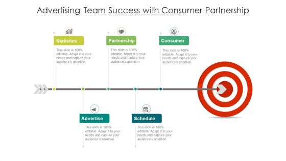 Advertising Team Success With Consumer Partnership Ppt Layouts PDF