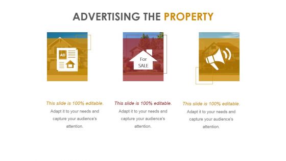 Advertising The Property Ppt PowerPoint Presentation Background Images