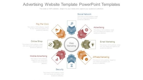 Advertising Website Template Powerpoint Templates