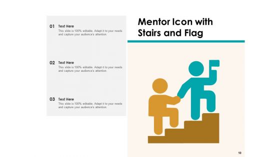 Adviser Icon Mentor Climbing Onboard Ppt PowerPoint Presentation Complete Deck