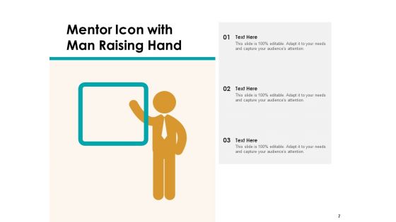 Adviser Icon Mentor Climbing Onboard Ppt PowerPoint Presentation Complete Deck