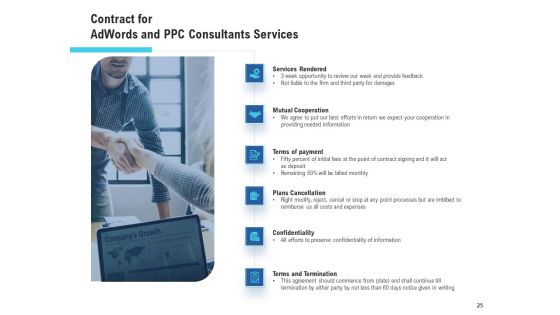 Adwords And PPC Management Services Proposal Ppt PowerPoint Presentation Complete Deck With Slides Slide25