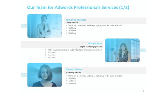 Adwords And PPC Proposal Template Ppt PowerPoint Presentation Complete Deck With Slides Slide19
