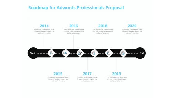 Adwords PPC Roadmap For Adwords Professionals Proposal Ppt Infographic Template Information PDF