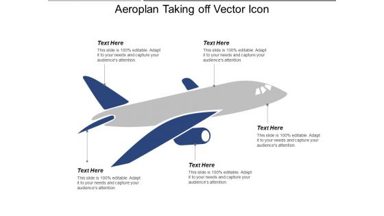 Aeroplan Taking Off Vector Icon Ppt PowerPoint Presentation File Gridlines PDF