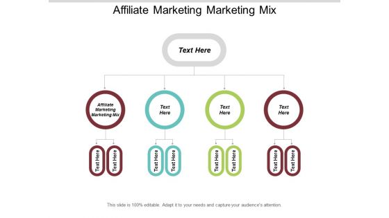 Affiliate Marketing Marketing Mix Ppt PowerPoint Presentation Show Design Ideas Cpb