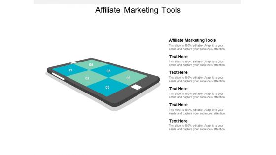 Affiliate Marketing Tools Ppt PowerPoint Presentation Professional Ideas Cpb