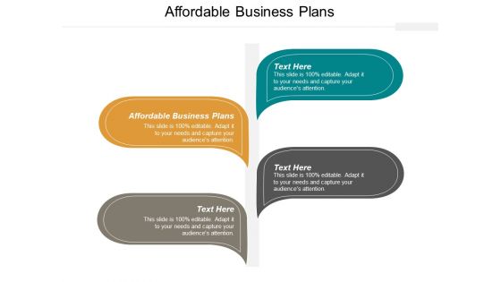 Affordable Business Plans Ppt PowerPoint Presentation Professional Portrait Cpb