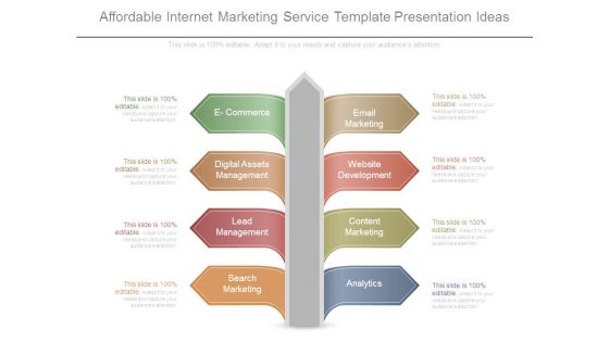 Affordable Internet Marketing Service Template Presentation Ideas