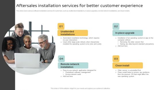 Aftersales Installation Services For Better Customer Experience Summary PDF