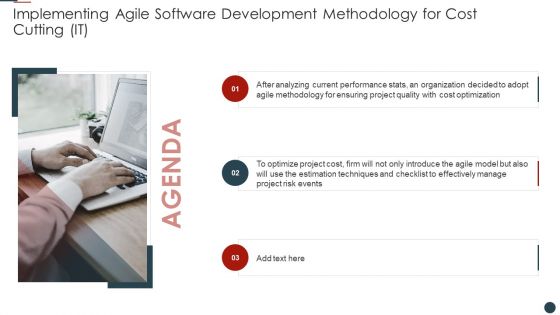 Agebda Implementing Agile Software Development Methodology For Cost Cutting IT Template PDF