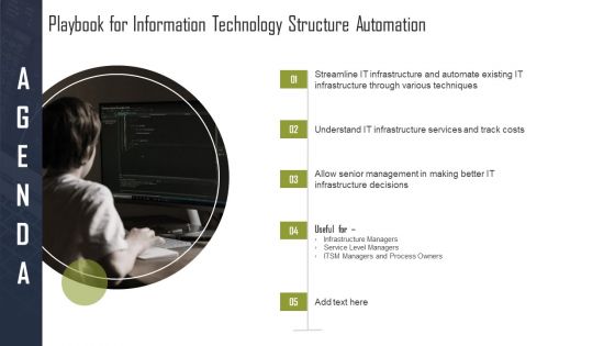 Agend Playbook For Information Technology Structure Automation Themes PDF Agend Playbook For Information Technology Structure Automation Themes PDF