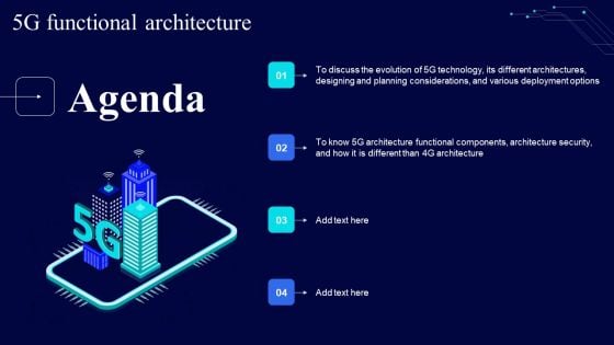 Agenda 5G Functional Architecture Structure PDF
