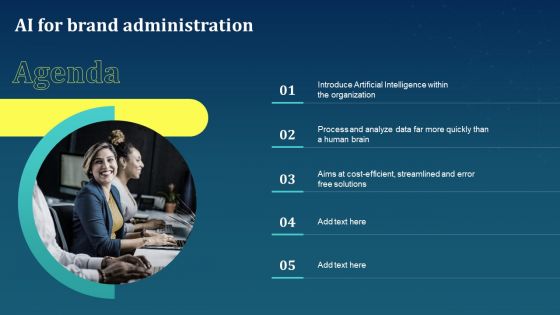Agenda AI For Brand Administration Themes PDF