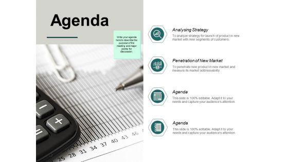 Agenda Analysing Strategy Ppt PowerPoint Presentation Layouts Clipart Images