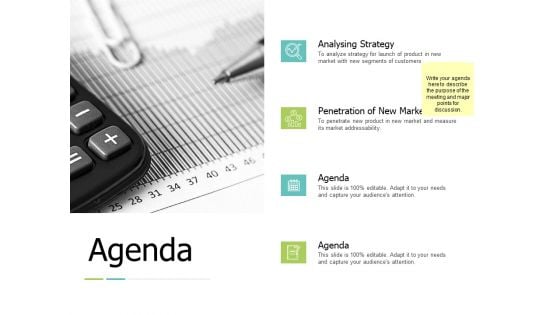 Agenda Analysing Strategy Ppt PowerPoint Presentation Show Example