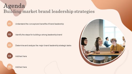 Agenda Building Market Brand Leadership Strategies Ideas PDF