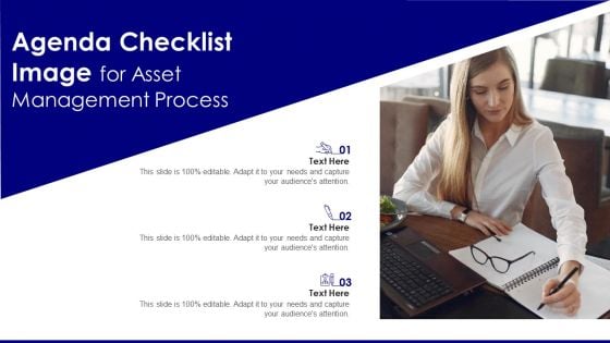 Agenda Checklist Image For Asset Management Process Structure PDF