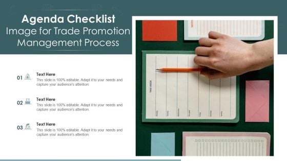 Agenda Checklist Image For Trade Promotion Management Process Themes PDF