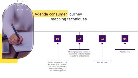 Agenda Consumer Journey Mapping Techniques Demonstration PDF