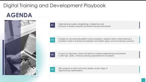 Agenda Digital Training And Development Playbook Guidelines PDF