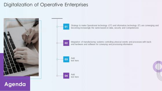 Agenda Digitalization Of Operative Enterprises Formats PDF