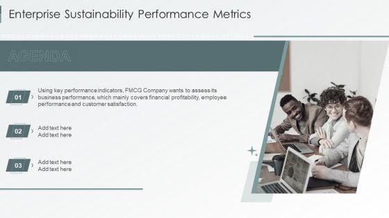 Agenda Enterprise Sustainability Performance Metrics Ideas PDF