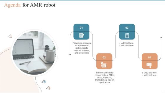 Agenda For AMR Robot Ppt PowerPoint Presentation File Styles PDF