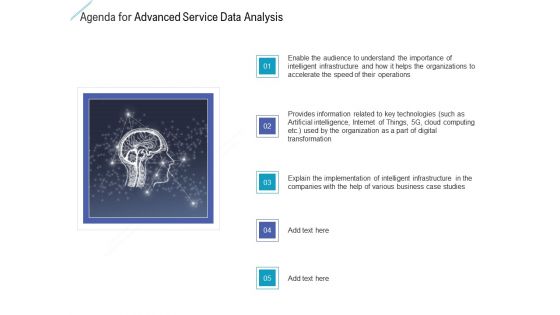 Agenda For Advanced Service Data Analysis Introduction PDF