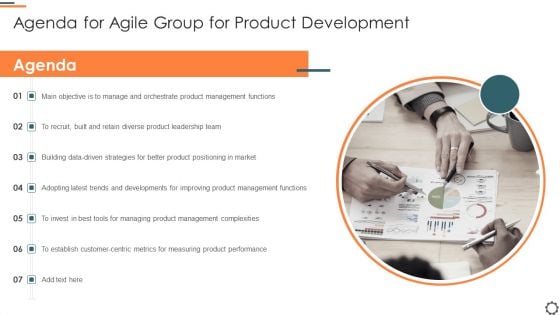 Agenda For Agile Group For Product Development Introduction PDF