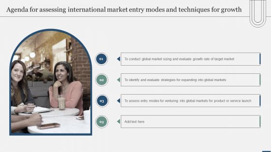 Agenda For Assessing International Market Entry Modes And Techniques For Growth Rules PDF