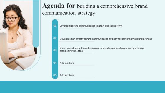 Agenda For Building A Comprehensive Brand Communication Strategy Formats PDF Agenda For Building A Comprehensive Brand Communication Strategy Formats PDF