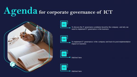 Agenda For Corporate Governance Of ICT Template PDF