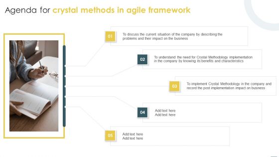 Agenda For Crystal Methods In Agile Framework Formats PDF